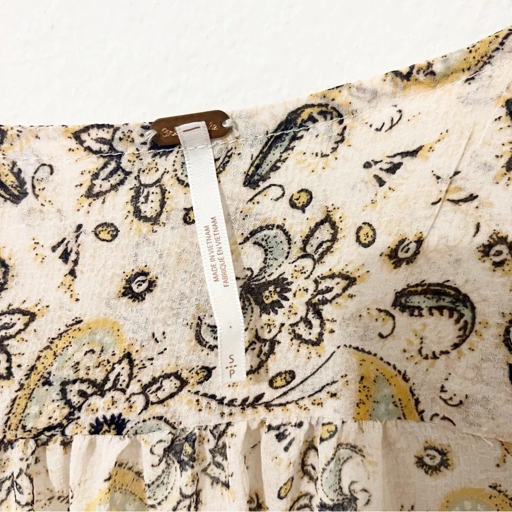 Free People Lolita Top Women Light Combo Rwvolve Size Small S